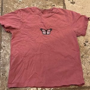 Butterfly crop top
